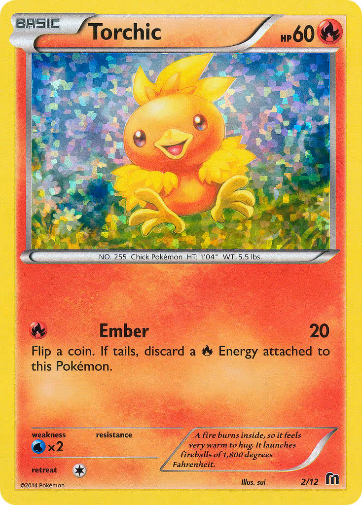 Torchic 2/12 Pokemon card