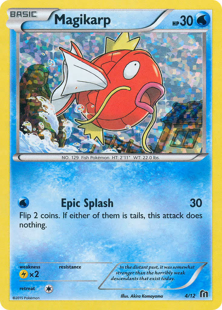 Magikarp 4/12 Pokemon card