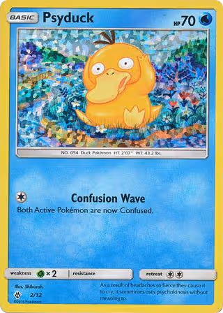 Psyduck 2/12 Pokemon card