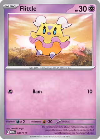 Flittle 9/15 Pokemon card