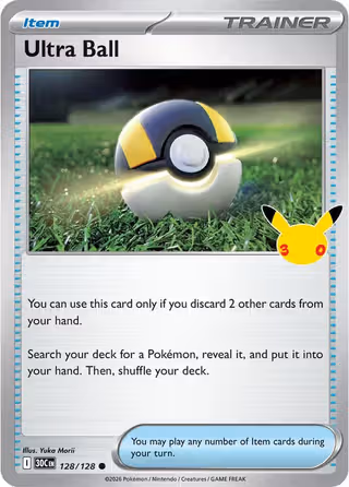 Ultra Ball 128/128 Pokemon card