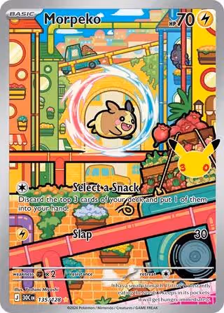 Morpeko 135/128 Pokemon card