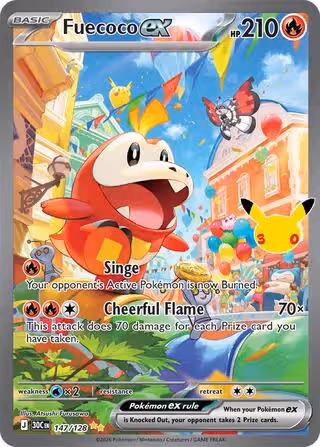 Fuecoco ex 147/128 Pokemon card