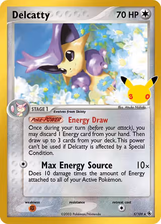 Delcatty 002 Pokemon card