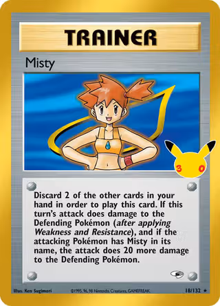 Misty 005 Pokemon card
