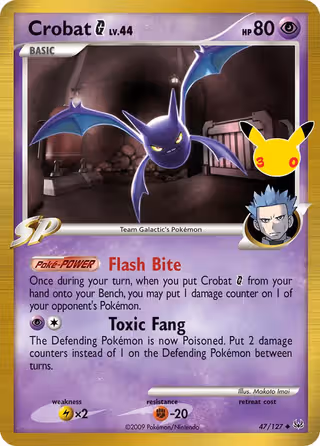 Crobat G 011 Pokemon card