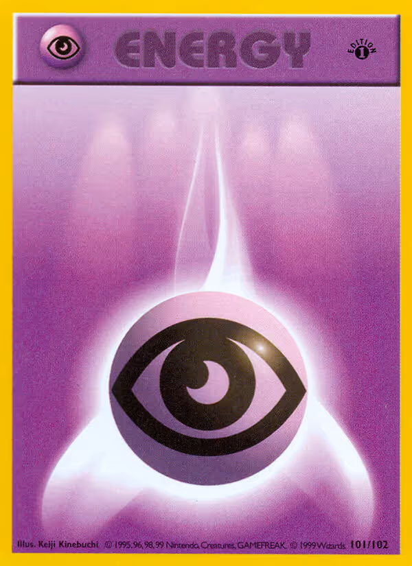 Psychic Energy 101/102 Pokemon card