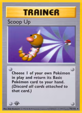 Scoop Up 78/102 Pokemon card