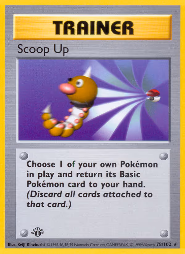 Scoop Up 78/102 Pokemon card