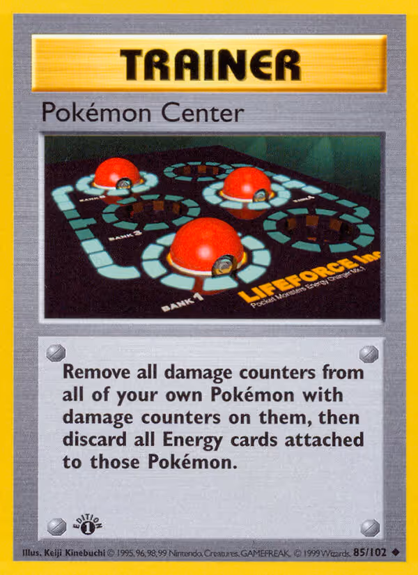 Pokémon Center 85/102 Pokemon card