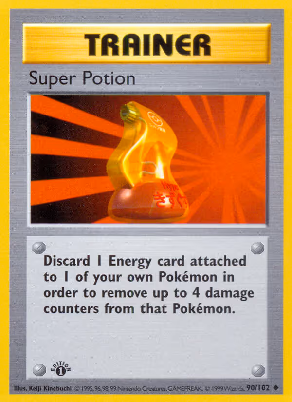 Super Potion 90/102 Pokemon card