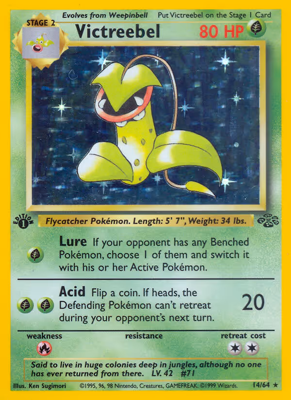 Victreebel 14/64 Pokemon card