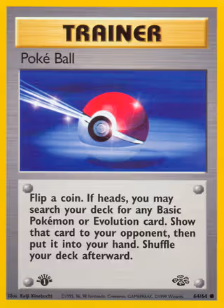 Poké Ball 64/64 Pokemon card