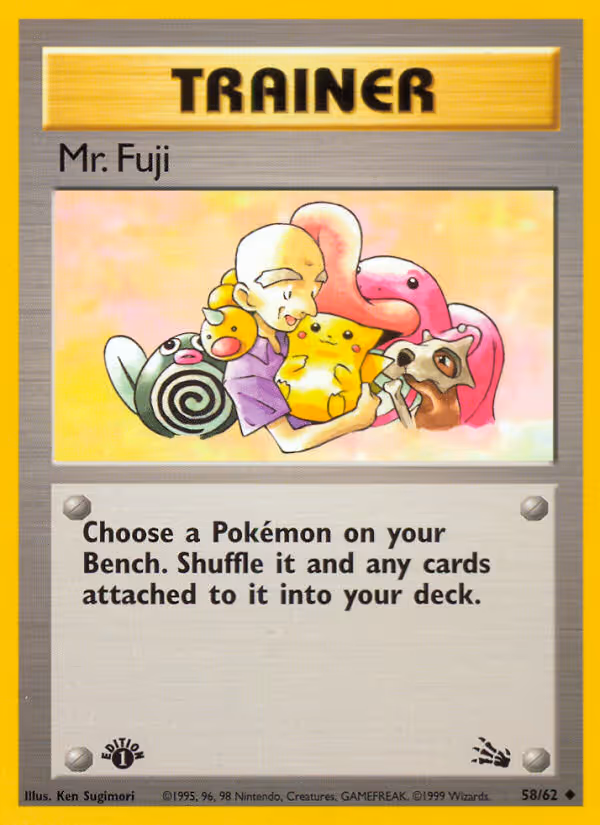 Mr. Fuji 58/62 Pokemon card