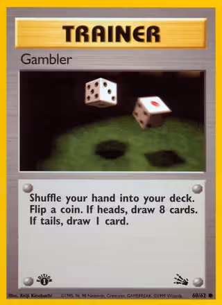 Gambler 60/62 Pokemon card