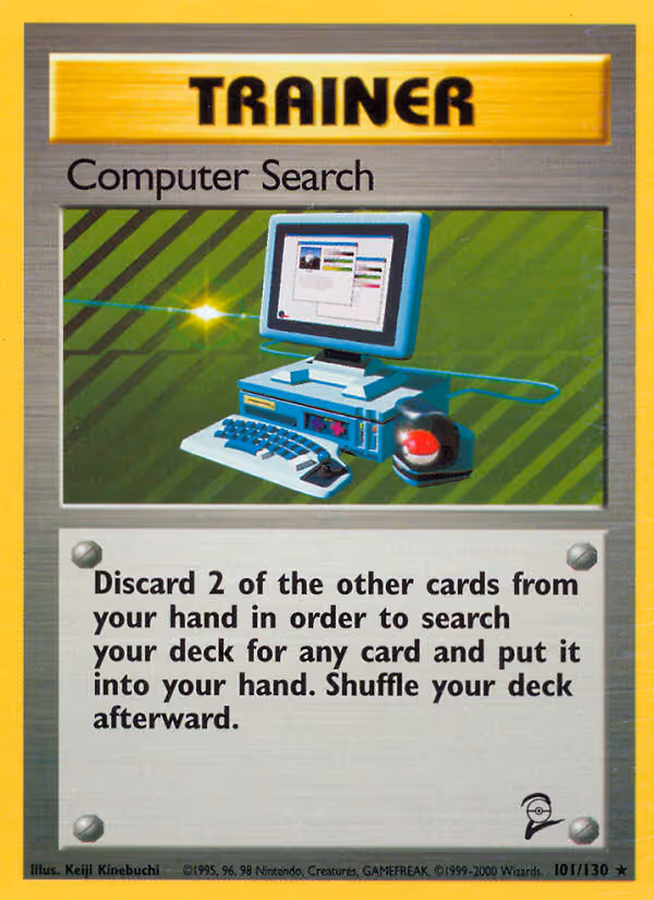 Computer Search 101/130 Pokemon card