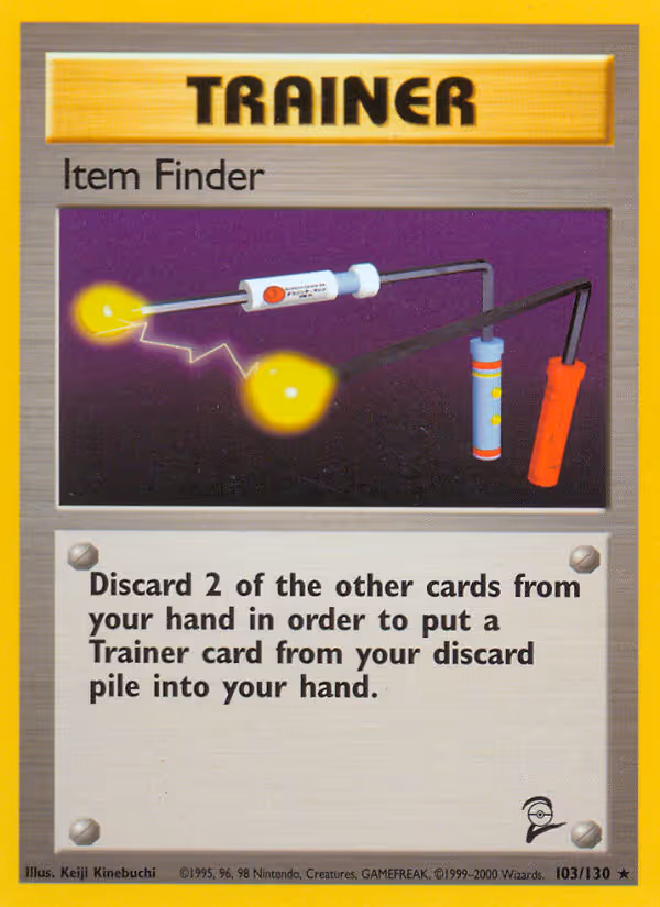 Item Finder 103/130 Pokemon card