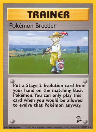 Pokémon Breeder 105/130 Pokemon card