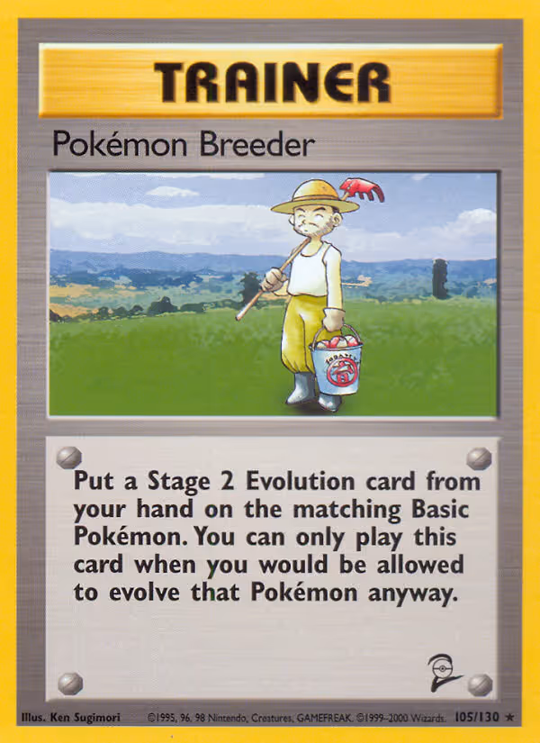 Pokémon Breeder 105/130 Pokemon card