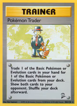 Pokémon Trader 106/130 Pokemon card