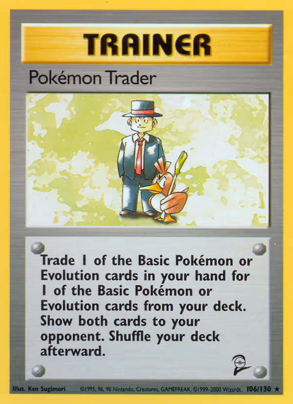 Pokémon Trader 106/130 Pokemon card