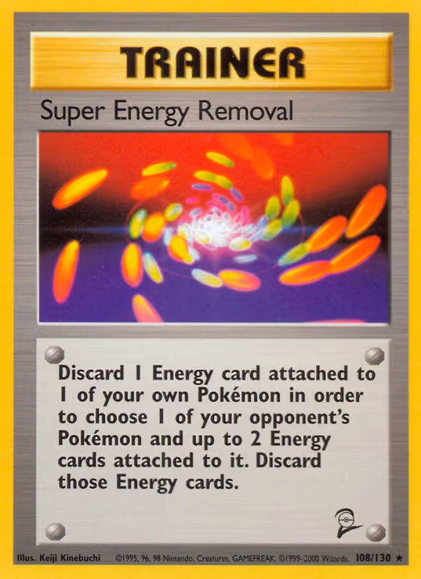 Super Energy Removal 108/130 Pokemon card