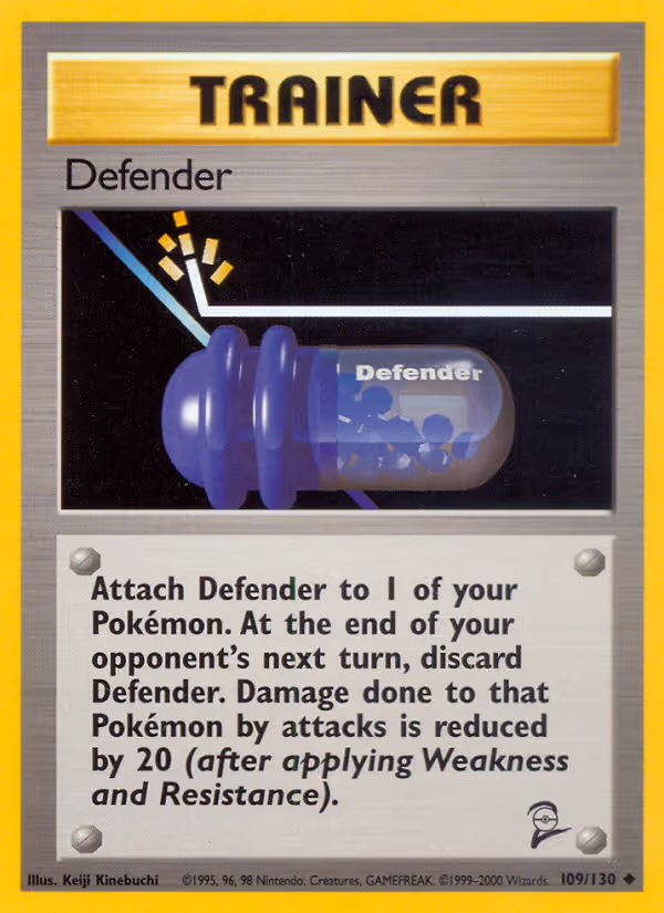 Defender 109/130 Pokemon card