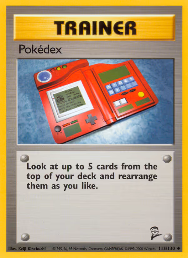 Pokédex 115/130 Pokemon card