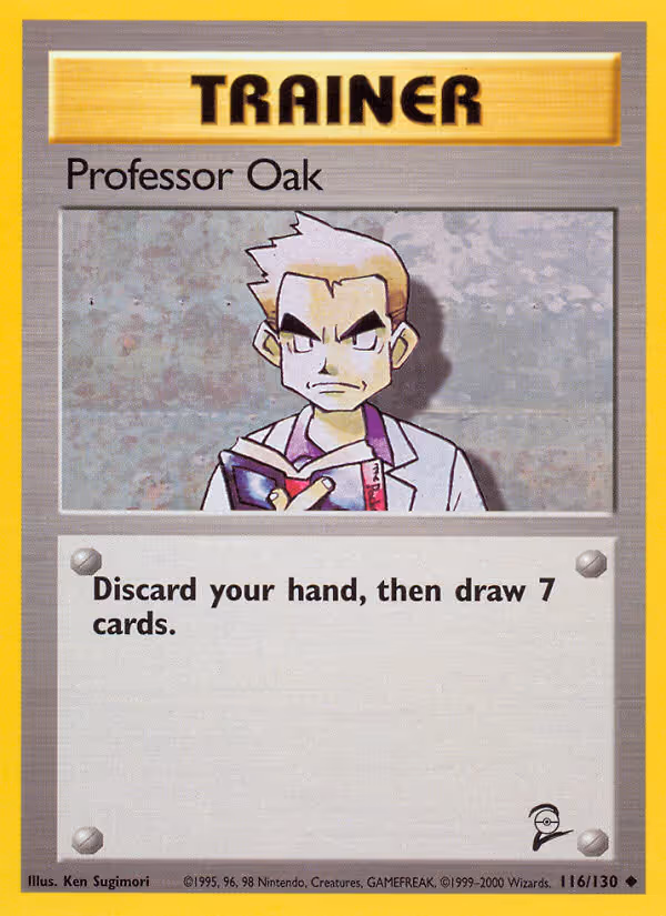 Professor Oak 116/130 Pokemon card