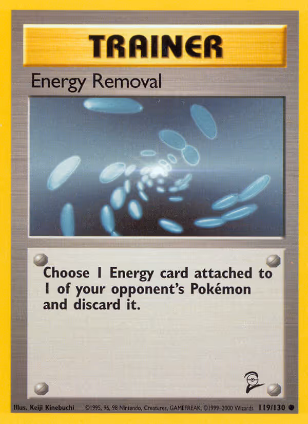 Energy Removal 119/130 Pokemon card