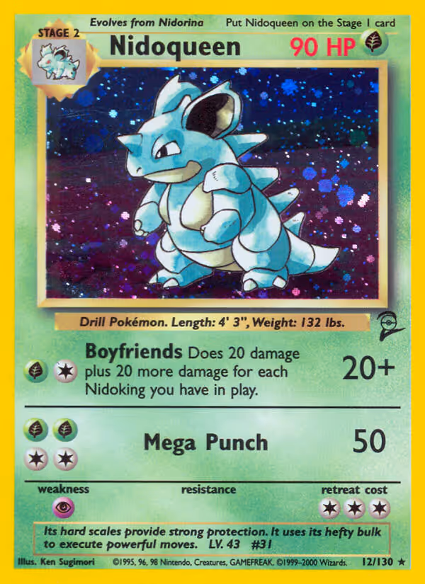 Nidoqueen 12/130 Pokemon card