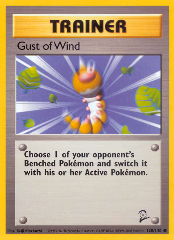 Gust of Wind 120/130 Pokemon card