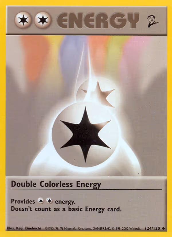 Double Colorless Energy 124/130 Pokemon card