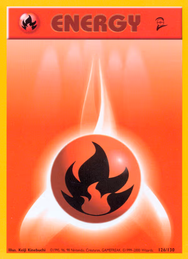 Fire Energy 126/130 Pokemon card