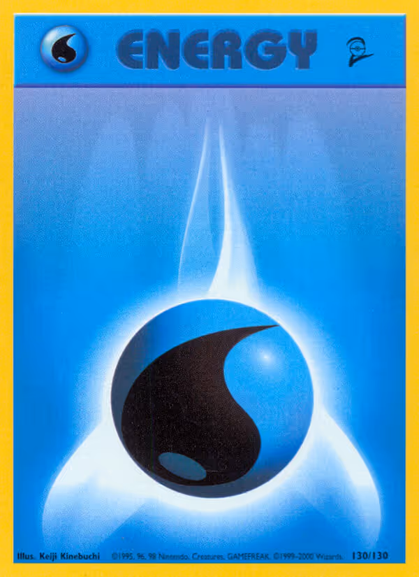Water Energy 130/130 Pokemon card