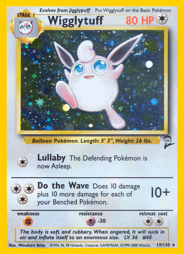 Wigglytuff 19/130 Pokemon card