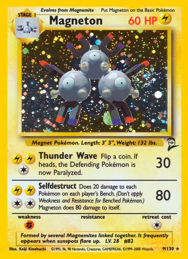 Magneton 9/130 Pokemon card