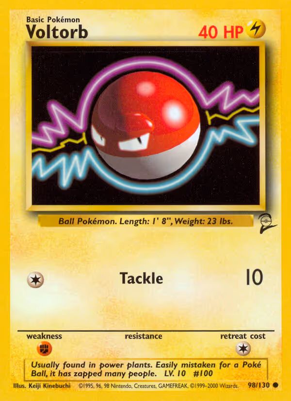 Voltorb 98/130 Pokemon card