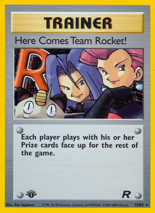 Here Comes Team Rocket! 15/82 Pokemon card