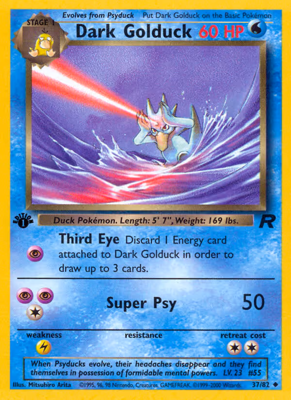 Dark Golduck 37/82 Pokemon card