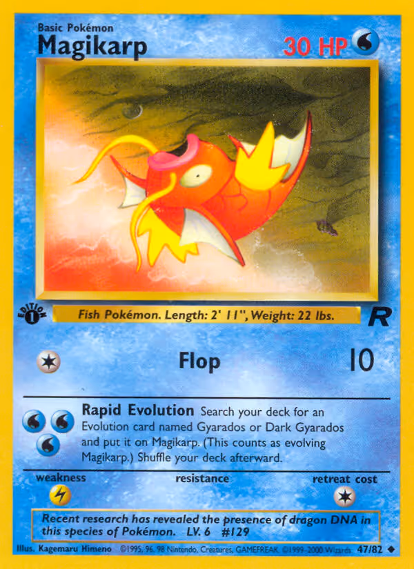 Magikarp 47/82 Pokemon card