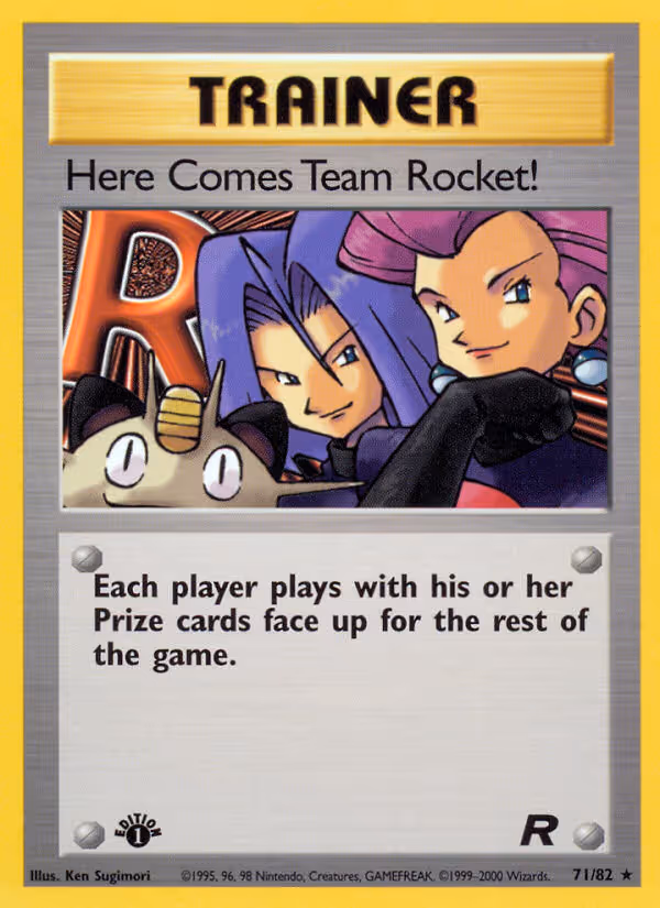 Here Comes Team Rocket! 71/82 Pokemon card