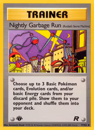 Nightly Garbage Run 77/82 Pokemon card