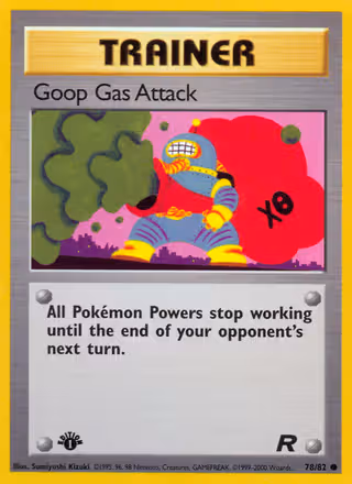 Goop Gas Attack 78/82 Pokemon card