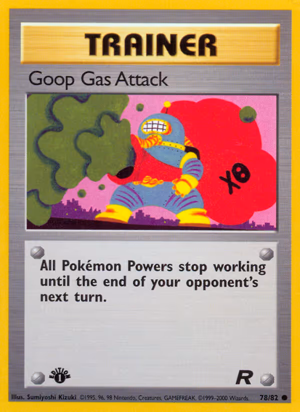 Goop Gas Attack 78/82 Pokemon card