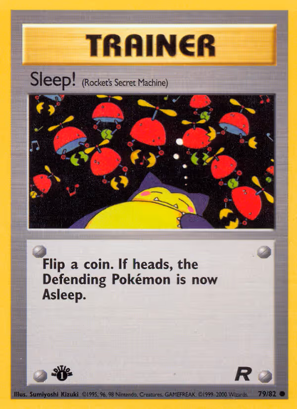 Sleep! 79/82 Pokemon card