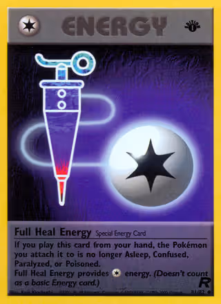Full Heal Energy 81/82 Pokemon card