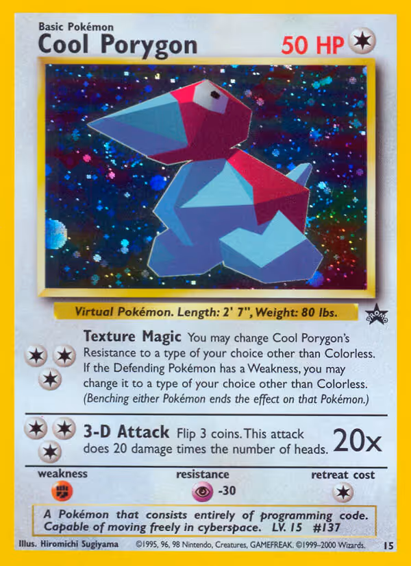 Cool Porygon 15/53 Pokemon card