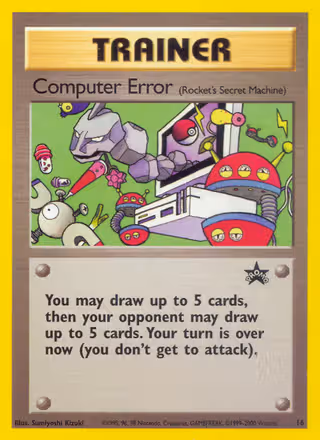 Computer Error 16/53 Pokemon card