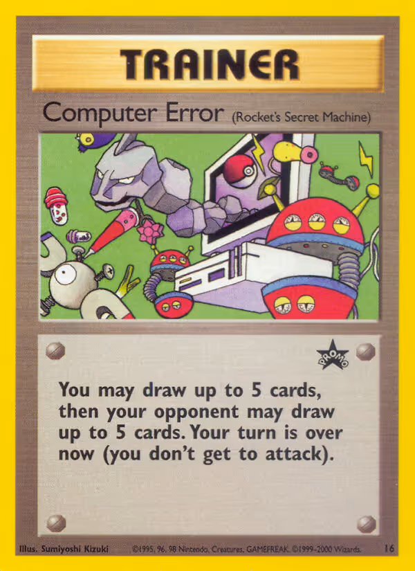 Computer Error 16/53 Pokemon card